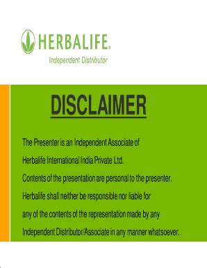 herbalife disclaimer|what doctors say about herbalife.